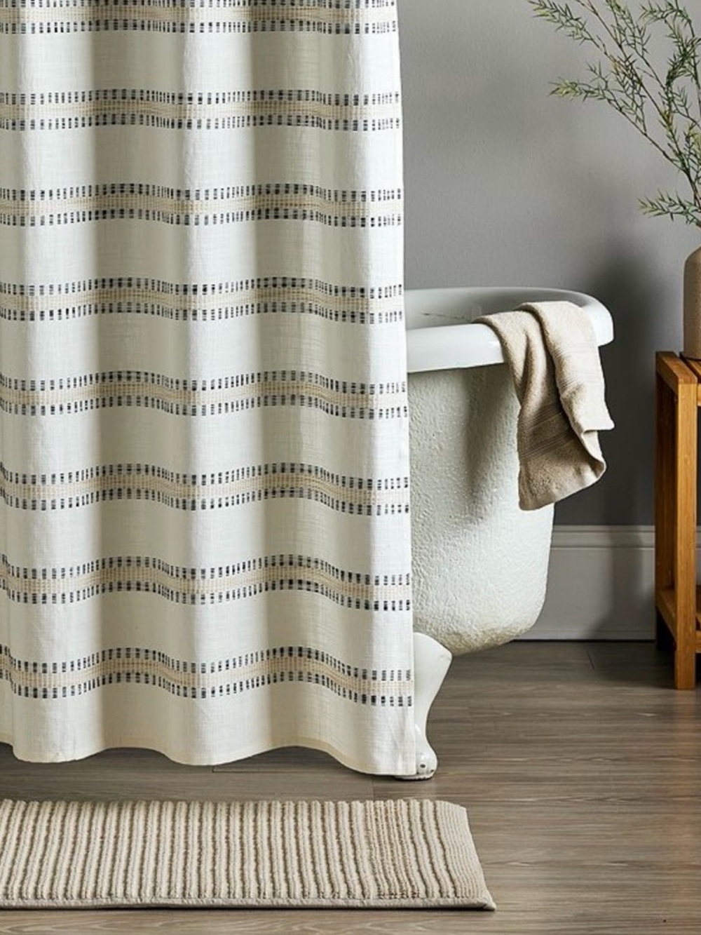 Sonoma Striped Shower Curtain